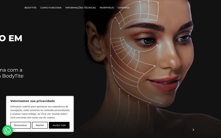 Snímek obrazovky bodytitecampinas.com