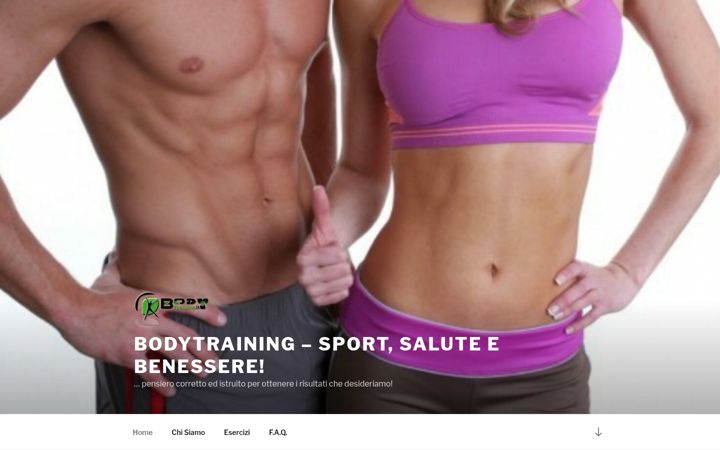 Screenshot of bodytraining.it