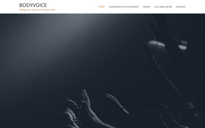 Screenshot of bodyvoice.dk