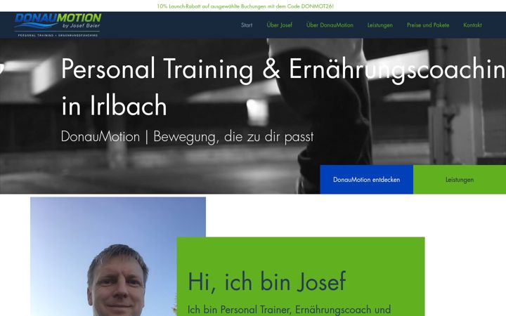 Captură de ecran a bodyweight-irlbach.de
