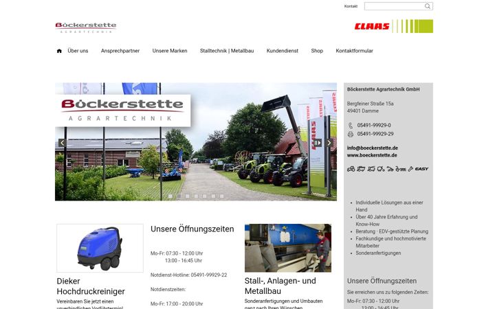 Screenshot of boeckerstette.de
