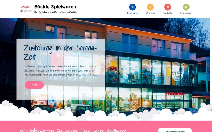 Screenshot of boecklespielwaren.at