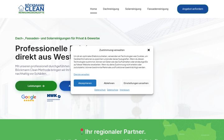 Screenshot stránky boeckmann-clean.de