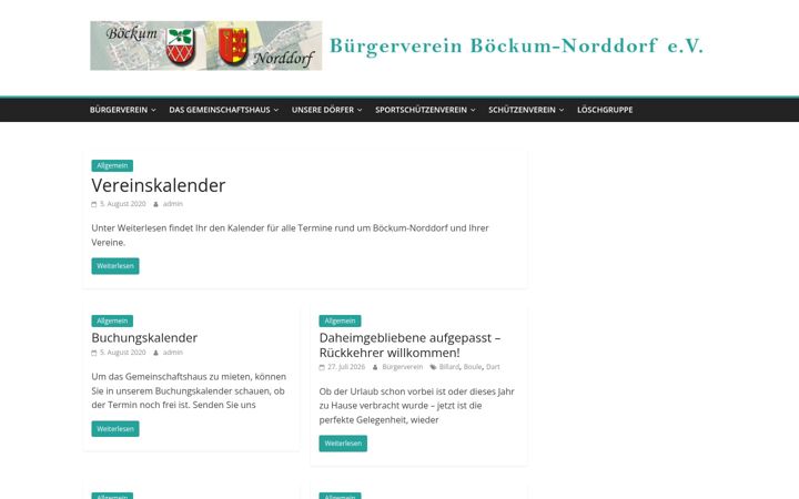 Screenshot stránky boeckum-norddorf.de
