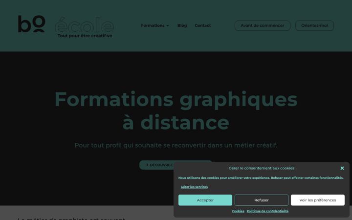 Screenshot of boecole.com