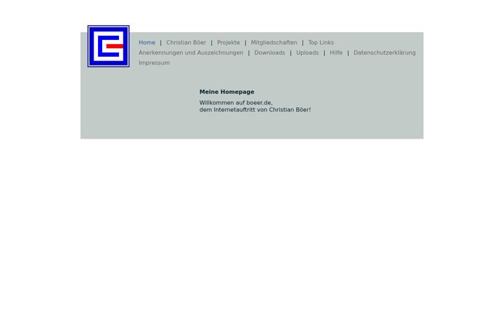 Screenshot of boeer.de