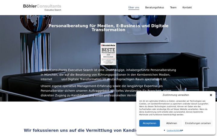 Screenshot of boehler-consultants.com