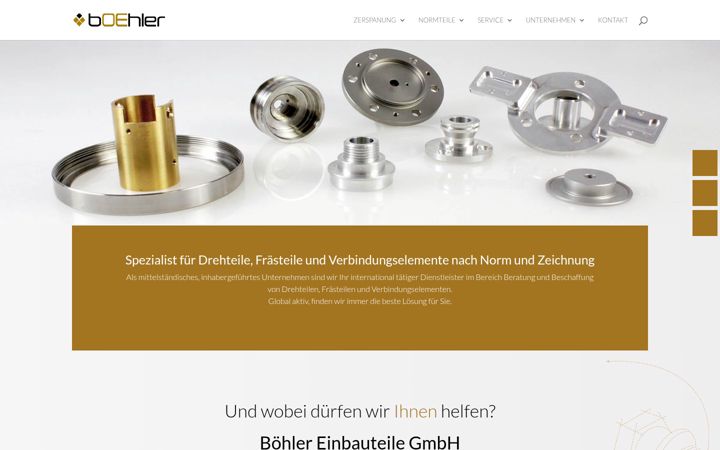 Screenshot of boehlergmbh.de