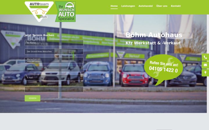 Screenshot of boehm-autoservice.com