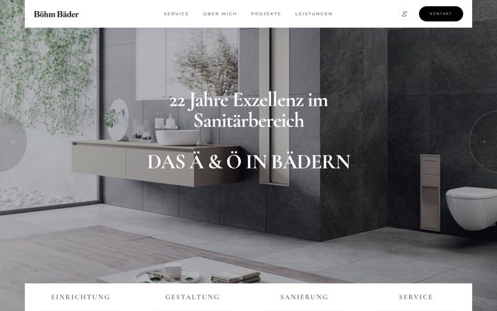 Screenshot of boehm-baeder.de