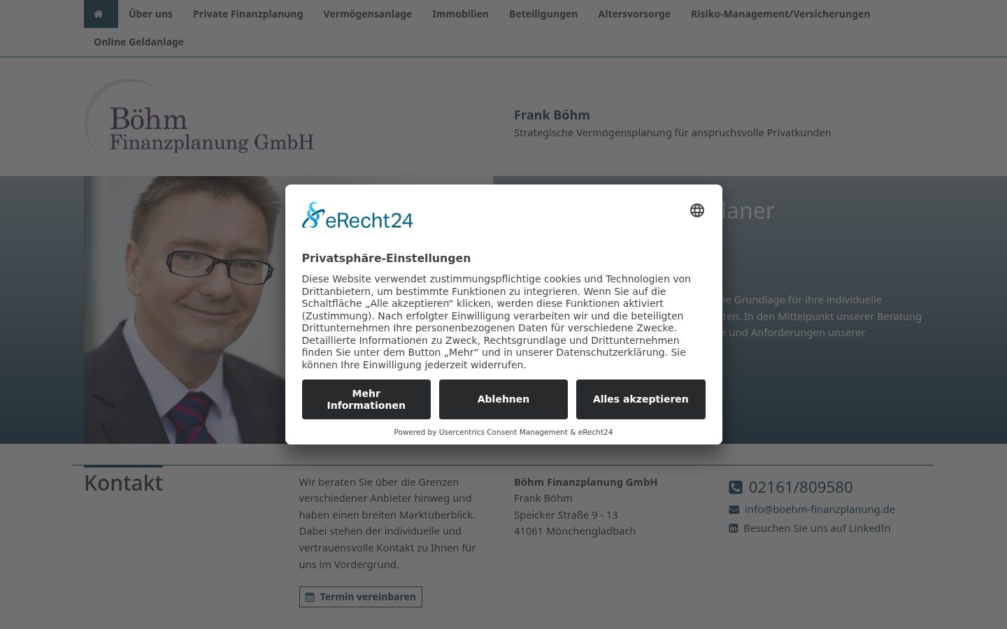 Snímek obrazovky baneru souhlasu zobrazeného před jakoukoli interakcí