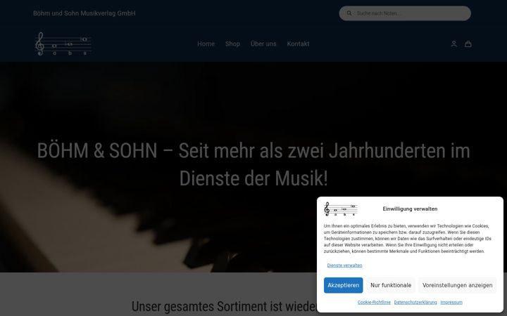 Screenshot of boehm-und-sohn.de