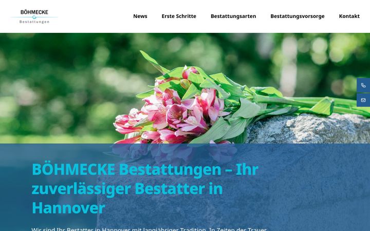 Screenshot of boehmecke-bestattungen.de