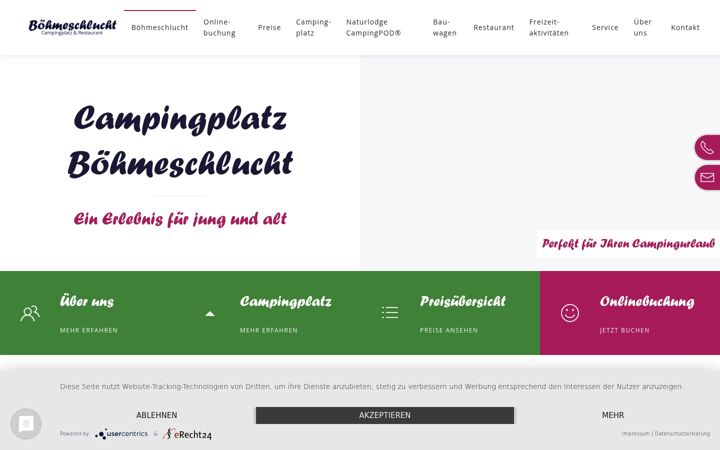 Képernyőkép: boehmeschlucht.de