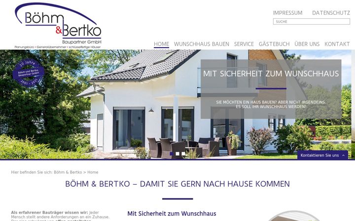 Screenshot of boehmundbertko.de