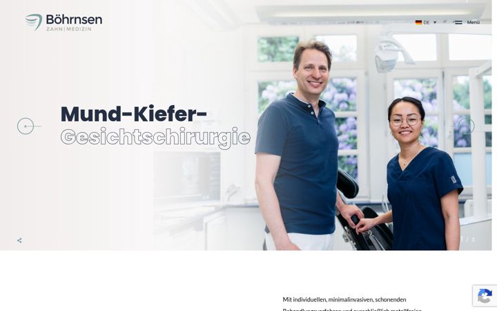 Skärmbild av boehrnsenmed.com