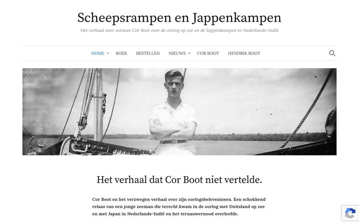 Skärmbild av boek-boot.nl