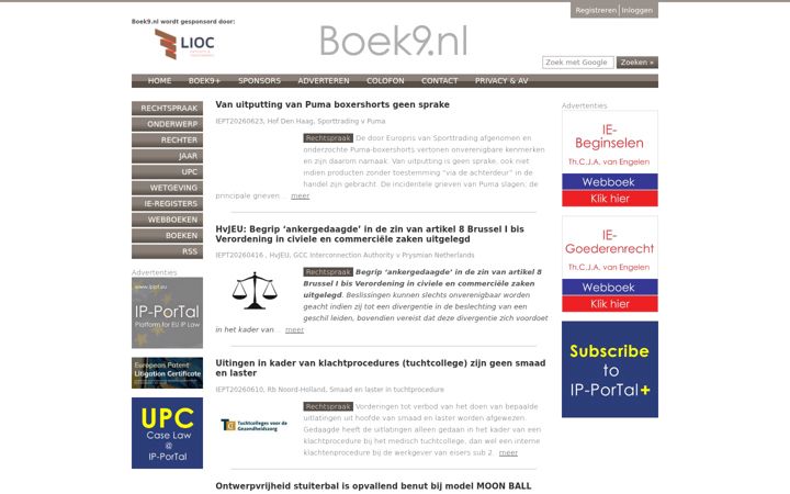 Screenshot of boek9.nl