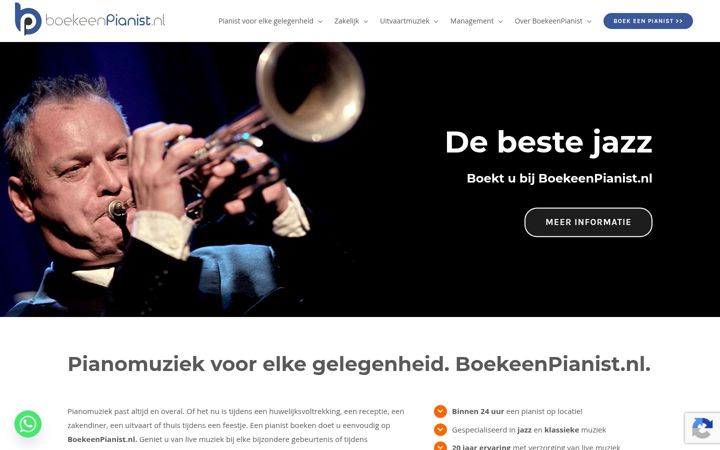 Screenshot of boekeenpianist.nl