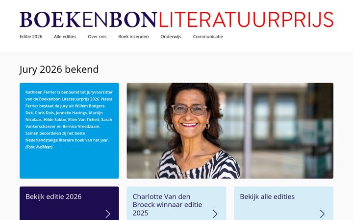 Screenshot of boekenbonliteratuurprijs.nl