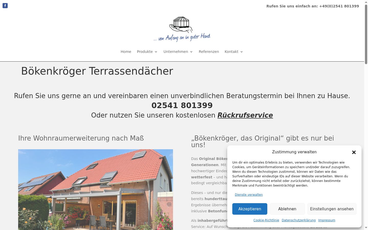 Screenshot tal-banner tal-kunsens muri qabel kwalunkwe interazzjoni
