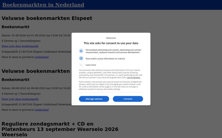 Skjámynd af boekenmarkten.nl