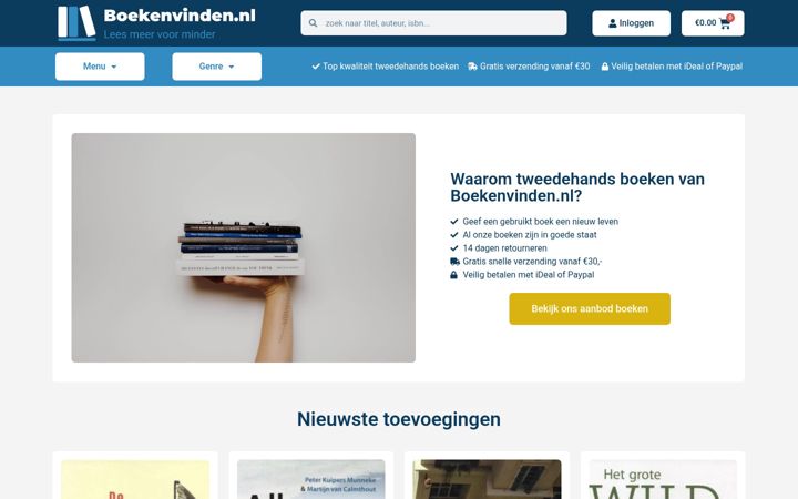 Screenshot of boekenvinden.nl