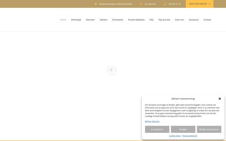 Screenshot of boekhouder.be