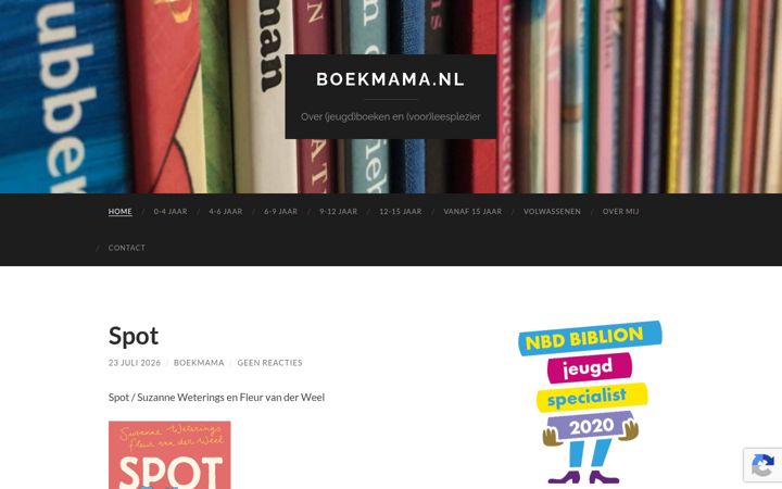 Screenshot of boekmama.nl