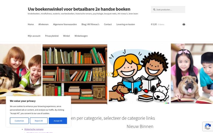 Screenshot of boekoe.nu
