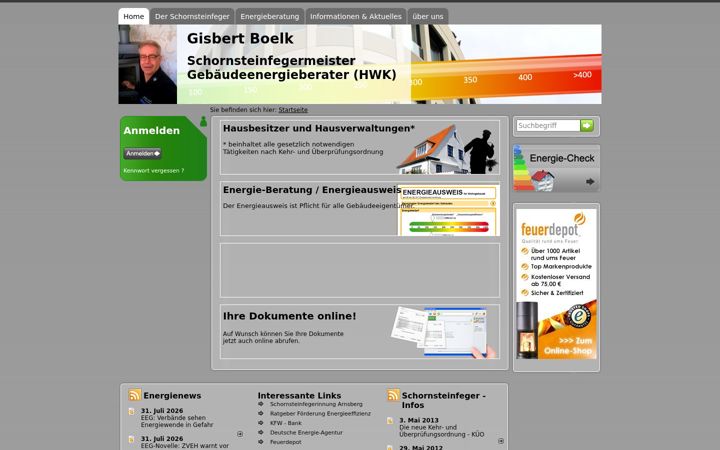 Screenshot of boelk-schornsteinfeger.de