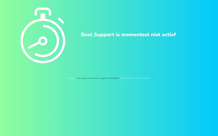 Screenshot of boelsupport.nl