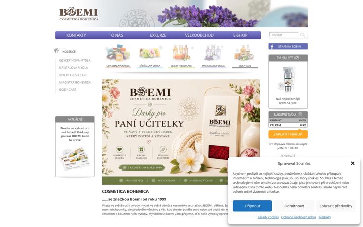 Screenshot of boemi.cz