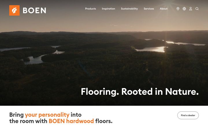 Screenshot of boen.com