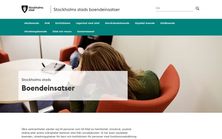 Екранна снимка на boendeinsatser.stockholm
