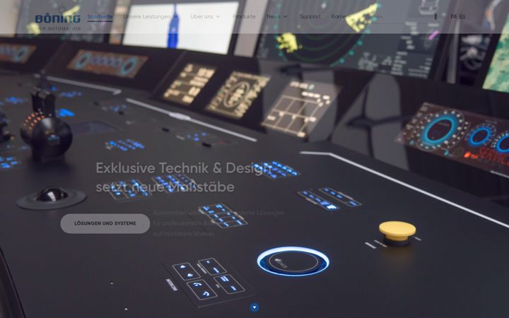 Screenshot of boening.com