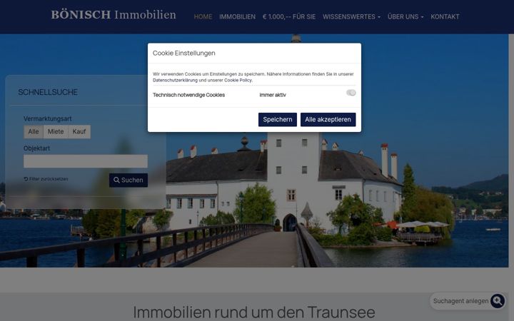 Screenshot of boenisch-immobilien.at