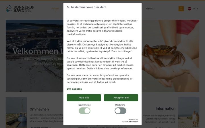 Screenshot of boennerup-lbh.dk