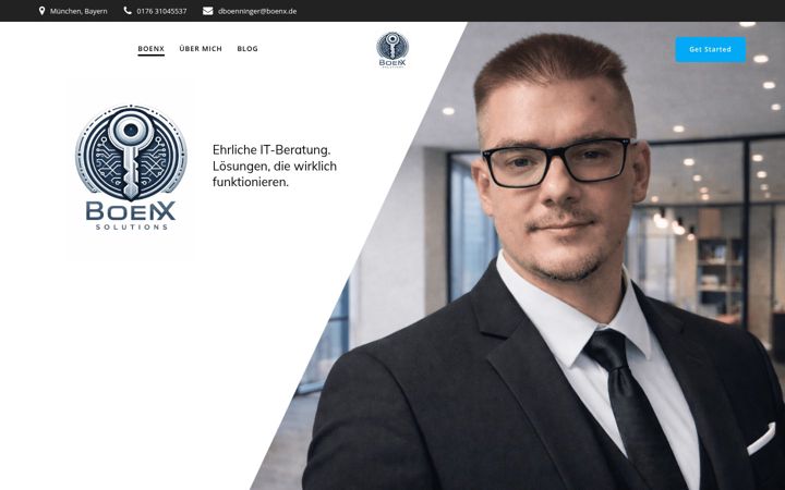 Screenshot of boenx.de