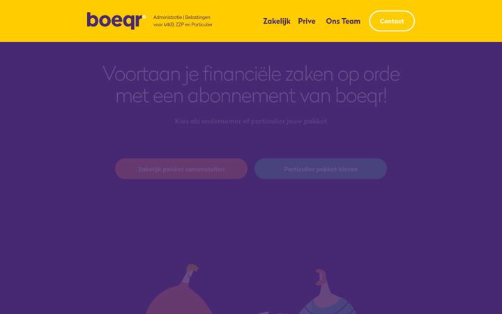 Screenshot of boeqr.nl
