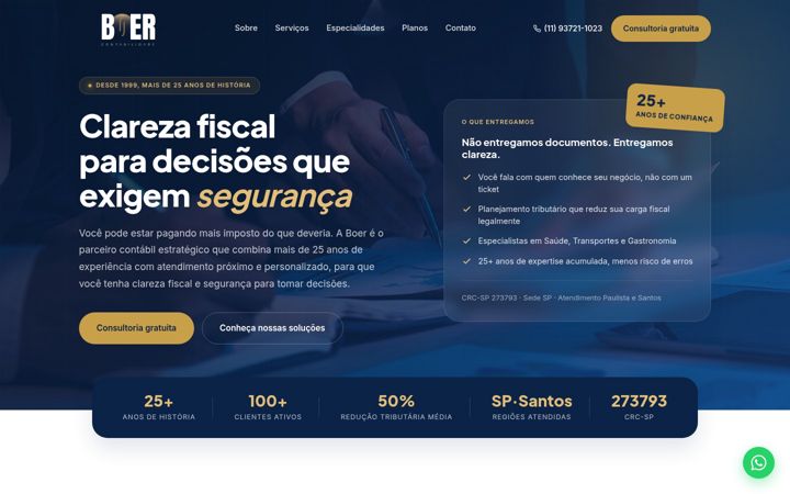 Capture d'écran de boerconsultoria.com.br