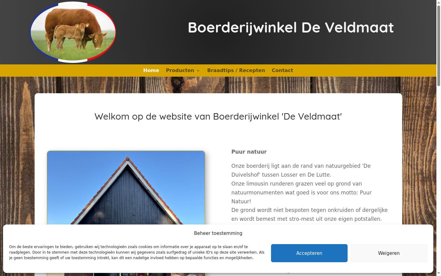 Screenshot tal-banner tal-kunsens muri qabel kwalunkwe interazzjoni