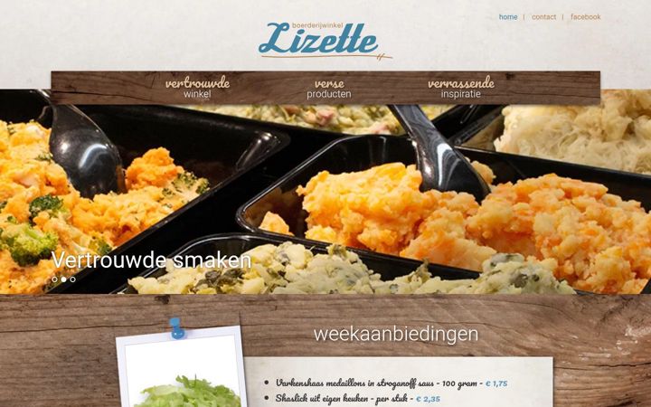 Snímek obrazovky boerderijwinkellizette.nl
