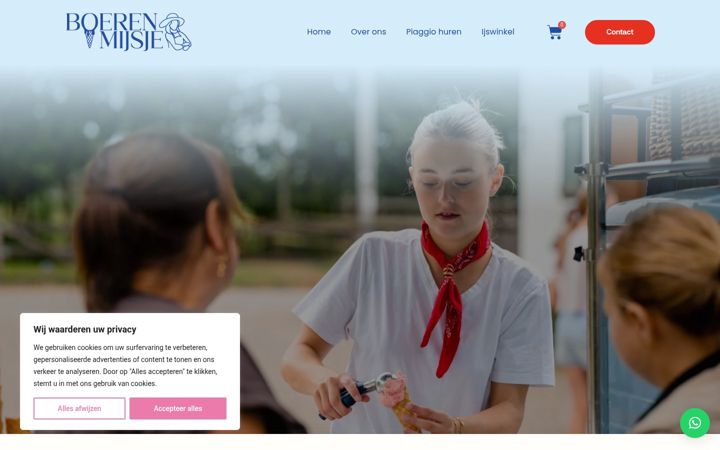 Screenshot of boerenmijsje.nl