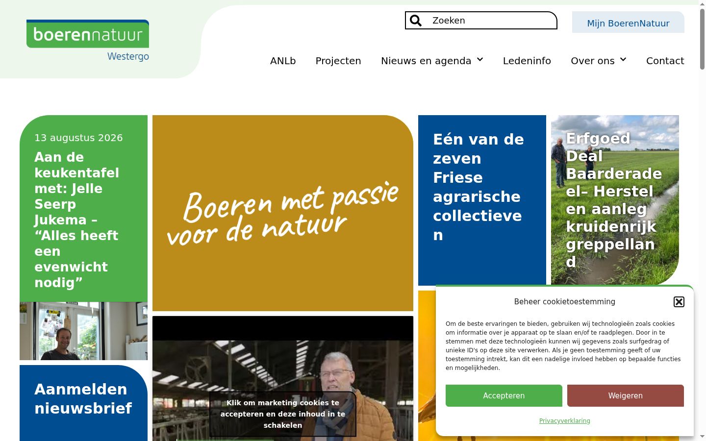 Screenshot tal-banner tal-kunsens muri qabel kwalunkwe interazzjoni