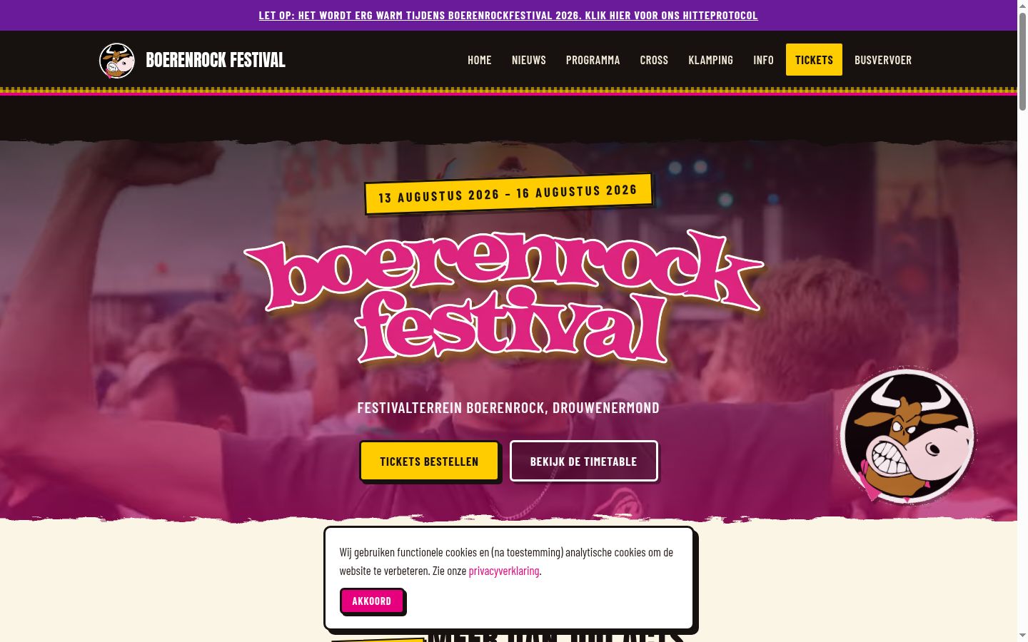 Screenshot des Einwilligungsbanners vor jeglicher Interaktion