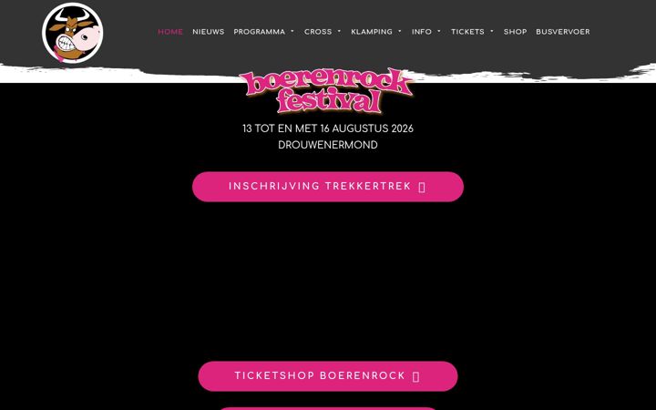 Screenshot of boerenrock-festival.nl