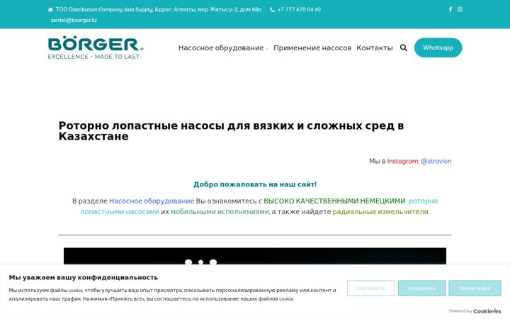 Screenshot of boerger.kz