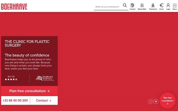 Screenshot of boerhaave.com