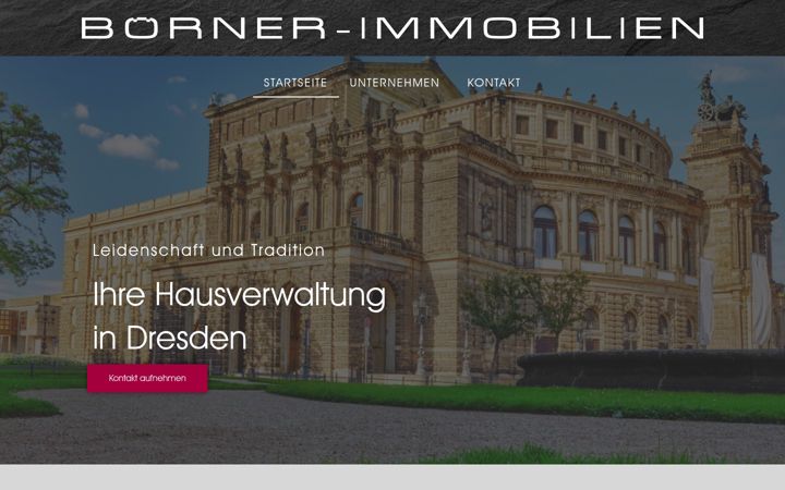 Screenshot of boerner-immobilien.de